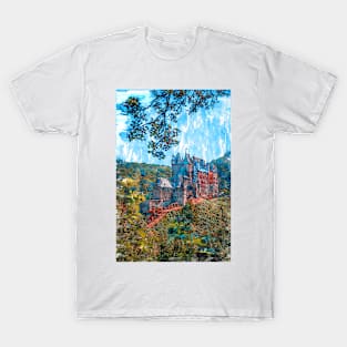 Fantasy Castle In The Wood. For Vintage Castle Lovers. T-Shirt